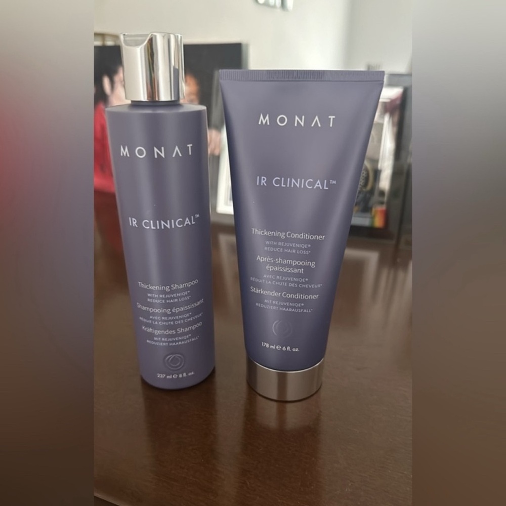 Monat IR Clinical Thickening Shampoo and Conditioner Set - Purple set of 4